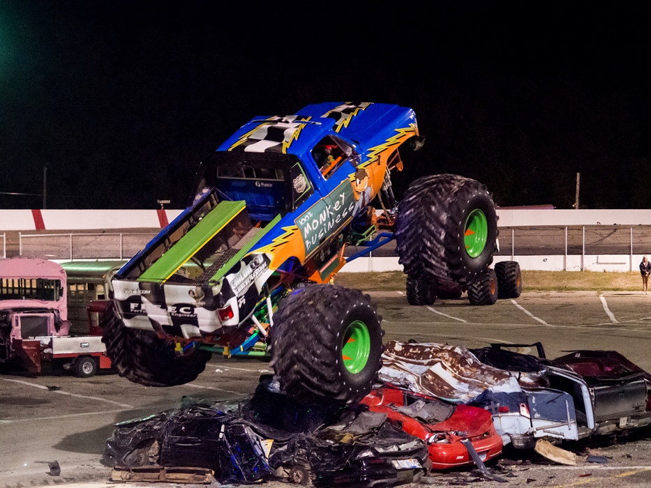 RED, WHITE & BOOM! - Family Fun With Stunts - Mayhem - Monster Trucks - Bus Races - Trailer Races - Scarecrow - Monster Truck & Bus Rides - HUGE FIREWORKS DISPLAY