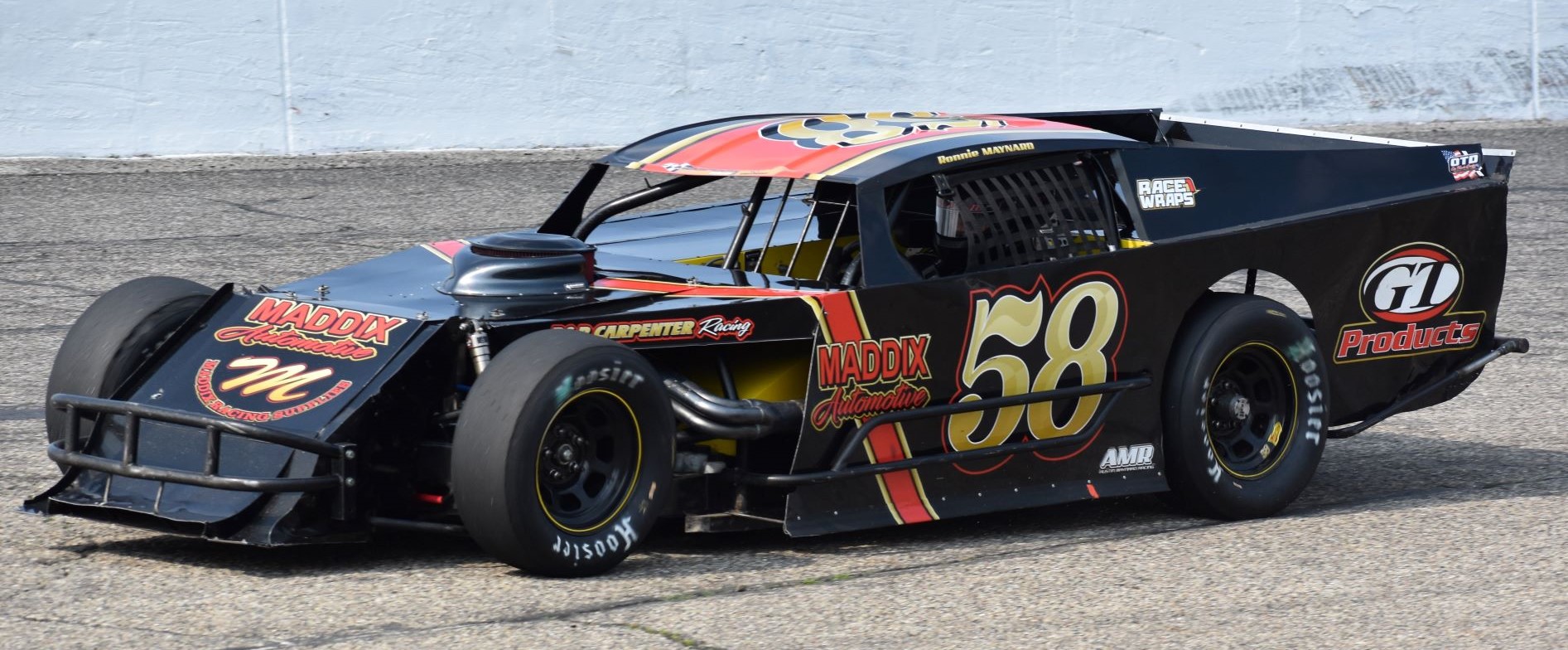 Open Wheeled Modifieds ($5,000 to win).  Street Stock.  Zoo Stock.  Vintage Modifieds!