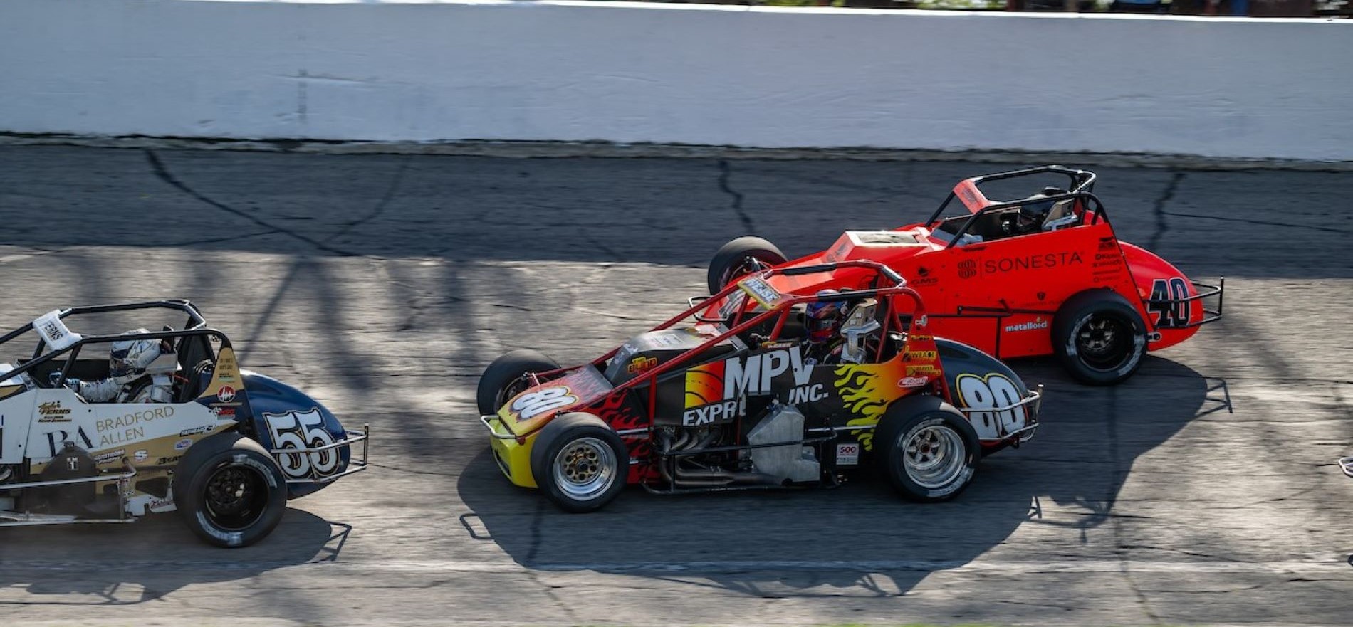 500 SPRINT CAR TOUR. USSA KENYON MIDGETS. STREET STOCK. FWD-DOT.